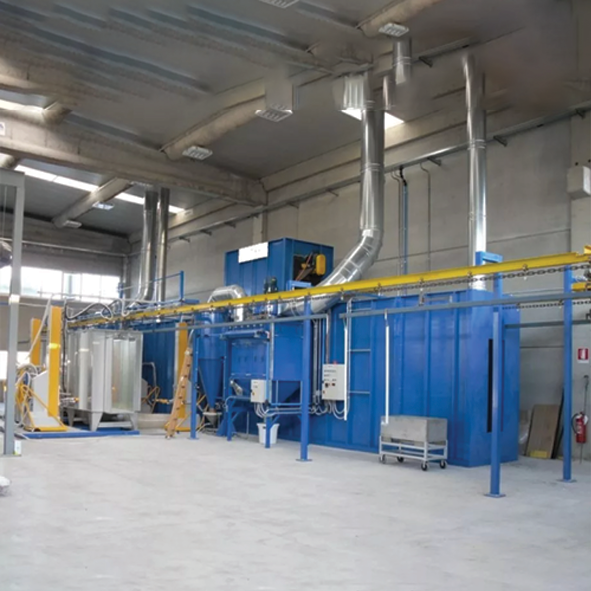 CONVEYORISED POWDER COATING PLANT